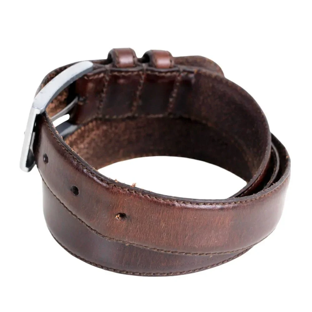 Eddie Bauer BROWN GENUINE LEATHER 1 1/4